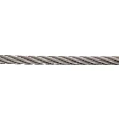 Stainless Wire Rope Cable 7 X 19 3/32  Cuts 304 Ss (sold Per Foot) • $1.55