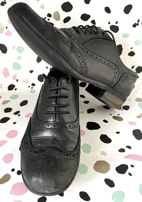 £7.99 • Buy Clarks Black Hamble Oak Womens Lace Up Brogue Shoes UK 5.5 D Fitting Leather
