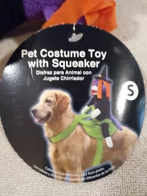 Dan Dee Monkey With Witch Hat Pet Costume With Built-in Toy Squeaker Size SMALL • $9.99