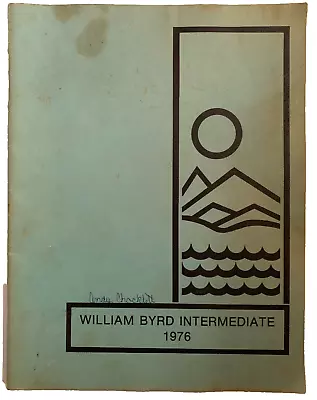 1976 William Byrd Intermediate School Yearbook Vinton Va • $99.99