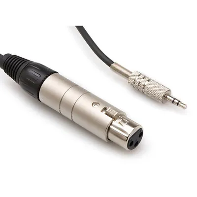 Hosa MIT-156 Impedance Transformer XLR3F To 3.5mm TRS Mic Adapter 1.5ft 18in • $35.95