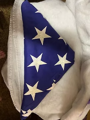 Vintage Full Size (aprx 5' X 9') US Ceremonial Folded US Flag • $34.50