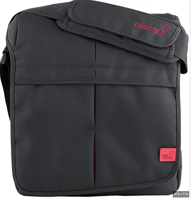 BABABING Daytripper Lite Satchel Nappy Changing Bag Black • £29.99