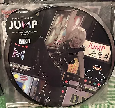 MADONNA JUMP 12  VINYL PICTURE DISC UNPLAYED RARE Confessions On A Dance Floor • £29.99