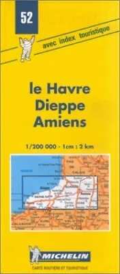 Michelin Map 52 Le Havre Dieppe A... By Michelin Travel Publ Sheet Map Folded • £3.49