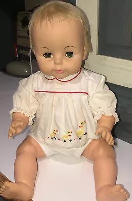 Vintage Deluxe Reading Corporation Baby Boo Doll 1965 Original Dress 21” • $29