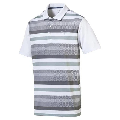 $37.99 • Buy New With Tags Puma Turf Stripe Polo Mens Golf Shirt Size Large
