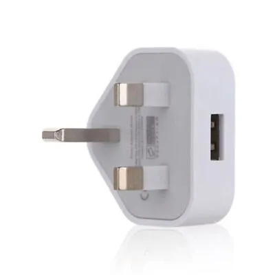1A 5V 5V1A 3Pin USB Plug Charger Wall Chargers UK Power Travel Adapter For Phone • £2.83