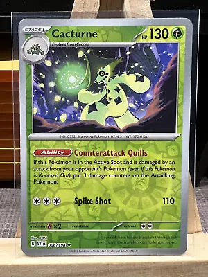 $1.15 • Buy 006/198 Cacturne Reverse Scarlet And Violet Pokemon TCG (ADD2CART5+15%OFF)