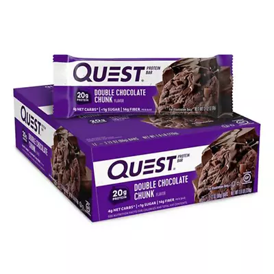 Quest Nutrition Bar 12x60g Double Chocolate Chunk • £39.37