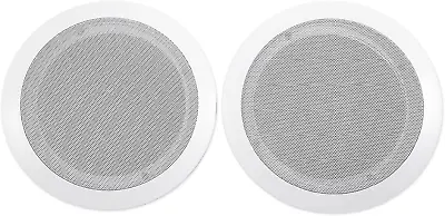 2 CC65T White 6.5  Commercial 70V Ceiling Speakers For Restaurant • $84.99