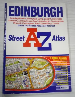 A-Z Edinburgh (Street Atlas & Index) Geographer's Paperback Book • £3