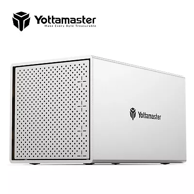 Yottamaster 4 Bay RAID External Hard Drive Enclosure For 2.5  3.5  SATA HDD JBOD • $181.41