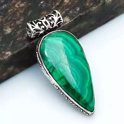 Malachite Gemstone Ethnic Handmade Pendant Jewelry Gift For Her 2  AP-31966 • $3.25