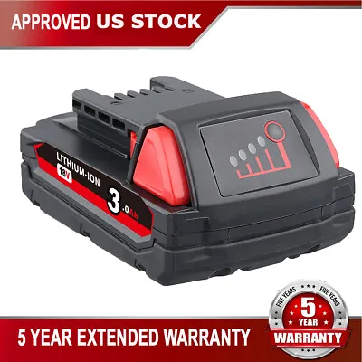 For Milwaukee 48-11-1820 M18 Compact XC Lithium 18v 3.0Ah Cordless Tool Battery • $17.92