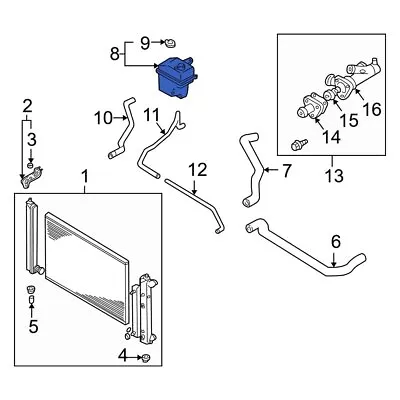 For Mazda MPV 2000-2005 Mazda GY0115350F Engine Coolant Reservoir • $162.53