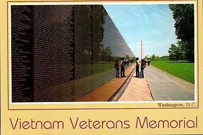 Postcard 4x 6 Unposted Vietnam Veterans Memorial Washington D.C. {p} • $3.95