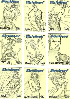 Marvel Creators  Sketchboards Yellow Version By Skybox  1998   Choose • $4.35