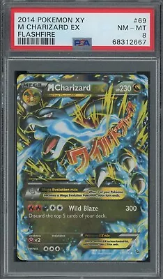 $5 • Buy Pokemon M Charizard EX XY Flashfire Ultra Rare #69 PSA 8 -667D2