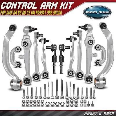 12pcs Control Arm Ball Joint Tie Rod Sway Bar Link Kit For Audi A4 A6 S4 Passat • $122.89