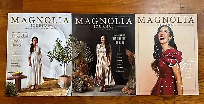 3 Issues Magnolia Journal Issues 19 20 21 Joanna Gaines Home Design Life Used • $14.99