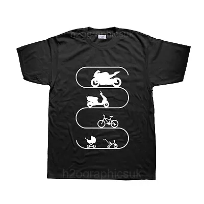 Baby To Biker Funny T Shirt For Fans Of Yamaha Suzuki Kawasaki BMW Aprilia KTM • £6.95