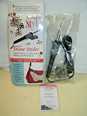 Vintage--BeJeweler STONE STYLER WAND--Apply Crystals/Pearls-- NIB • $12.99