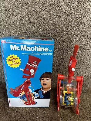 Vintage 1987  Ideal Mr. Machine Whistling & Walking Toy With Box See Details • $49.99