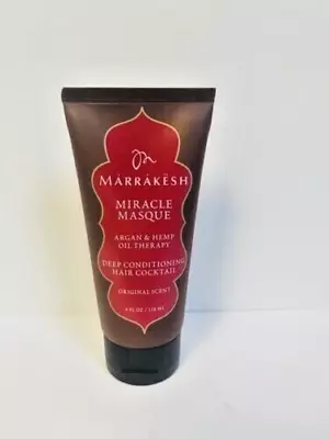 Marrakesh MIRACLE MASQUE Deep Conditioning Hair Cocktail Original Scent  4 Fl Oz • $14