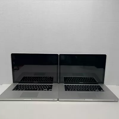 Lot Of 2 Apple Macbook Pro 15  C2D 2.53GHz Late 2008 AS IS BOOTS INCOMPLETE • $99