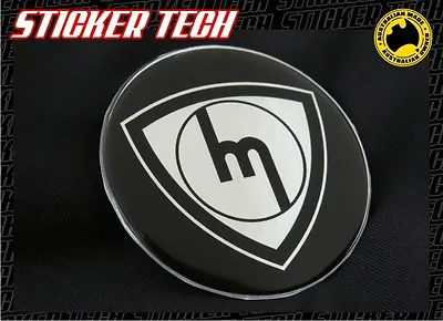 Rotary M Black & Chrome Badge Sticker Suits Mazda Rx8 Rx2 Rx3 Rx7 R100 13b Rotor • $20