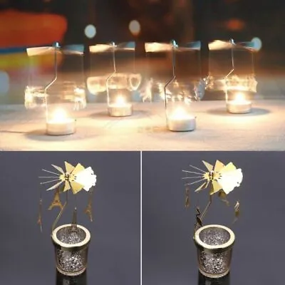 Carousel Tea Light Rotating Candle Holder Romantic Night Light • £9.34