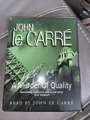 £4.99 • Buy John Le Carre - A Murder Of Quality  2 Cassette Audio Book Abridged Spy Thriller