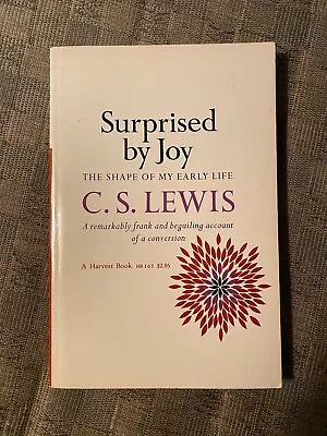 Surprised By Joy By C.S. Lewis 1955 Vintage Paperback  • $7.50