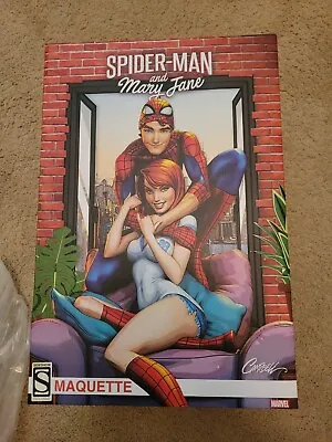 Spider-Man & Mary Jane - Maquette - Sideshow Exclusive Statue W/Tiger Plush • $1500