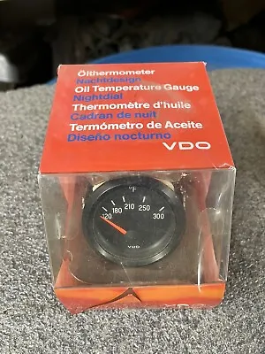 VDO Oil Temperature Cockpit Series Analog Gauge NOS • $75