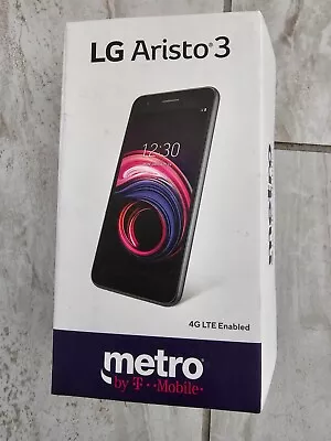 LG Aristo 3 + Plus LM-X220MB 16GB Smartphone  Metro PCS Metro By T-Mobile Locked • $39.99