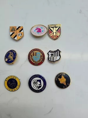 Collection Of 1980's Non League Football Enamel / Metal Pin Badges Various Teams • £9.47