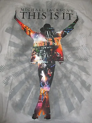 MICHAEL JACKSON's  THIS IS IT  (LG) T-Shirt THRILLER Smooth Criminal BEAT IT • $25