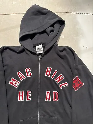 Vintage Machine Head Band Zip Up Hoodie • $79.99