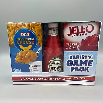 Variety Game Pack 3 Games For The Family Kraft Mac & Cheese & Heinz Ketchup • $25.68