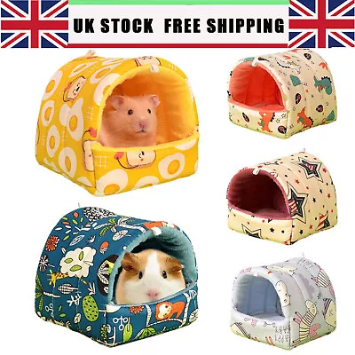 1x Soft Guinea Pig Nest Small Animal Sleeping Bed Warm Mat Hamster House NEW • £6.59