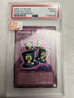 2004 You-gi-oh Magical Hats Psa 2  • $150