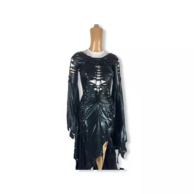 Wulgaria Gothic Elvira Custom Made Dress Womens Size S Black • $288