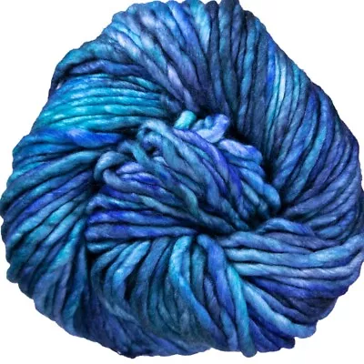 AZULES Blues+Green+Teal 150gr 90yd Skein Malabrigo RASTA Merino Wool SGL SB YARN • $23.25