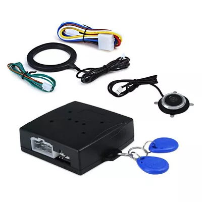 RFID Car Ignition Switch Engine Alarm Finger Push One Button Start Keyless Entry • $38.60