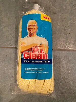 New Mr Clean Wring Clean Super Absorbant  Mop Refill Yellow Sealed • £6.74