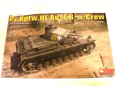 1/35 Miniart German Panzer III Ausf B W/ 5 Crew PE Parts # 35221 • $43.95