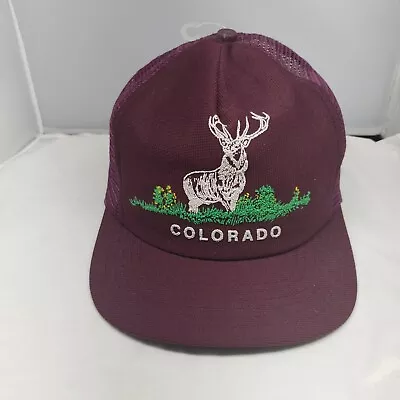 Vintage  Colorado Mule Deer  Hat Adjustable Cap • $13