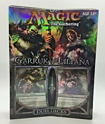 Magic The Gathering MtG Garruk Wildspeaker Vs. Liliana Vess Duel Decks 2009 • $79.97